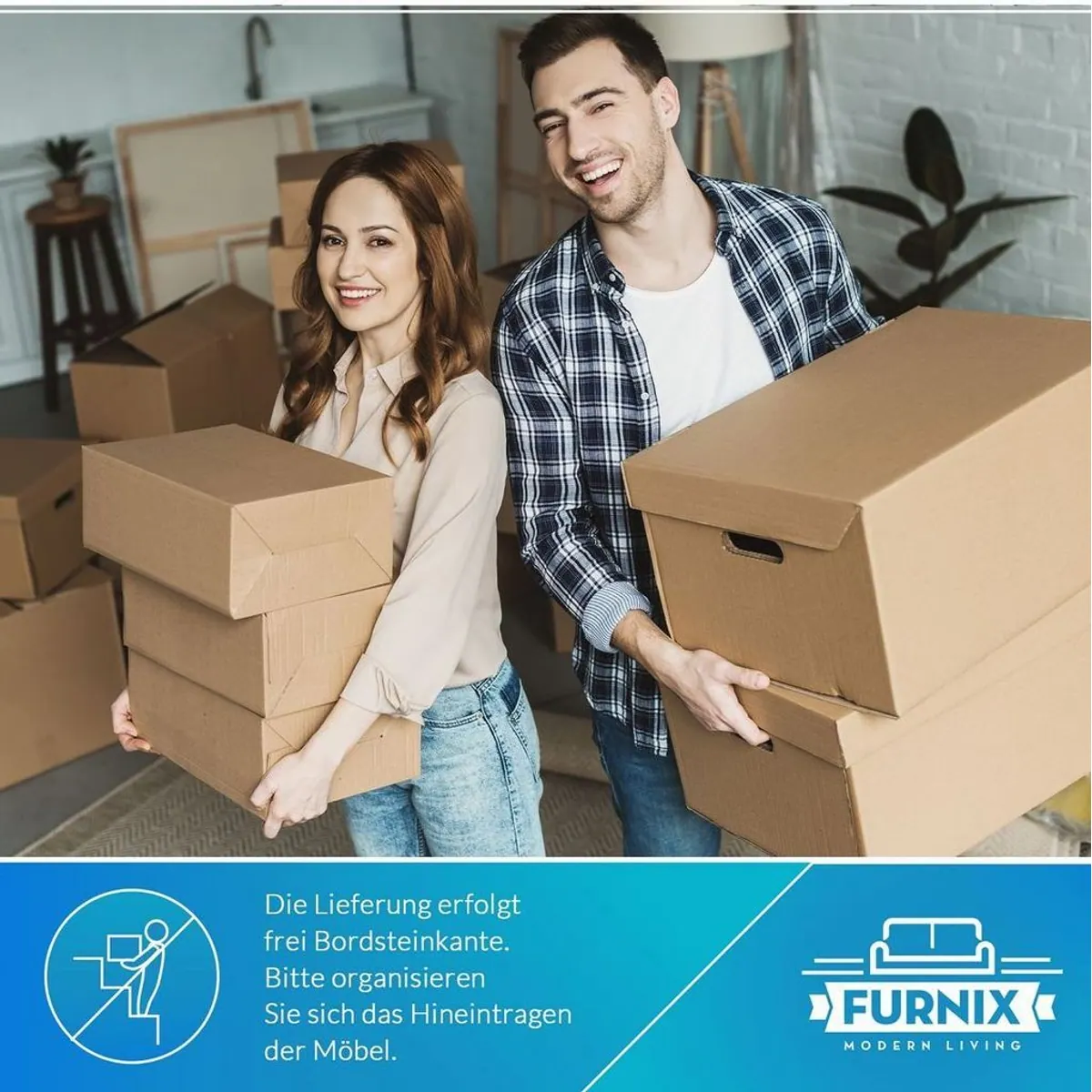 Furnix Calvani U Sofa, Schlaffunktion, Bettkasten, Microfaser EN24 grau 3