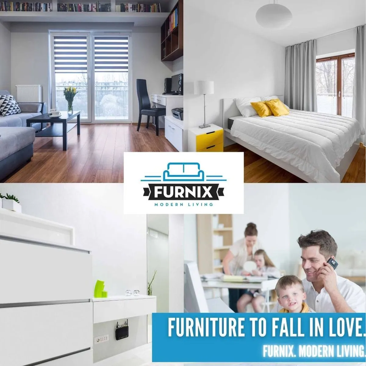 Furnix Calvani U Sofa, Schlaffunktion, Bettkasten, Microfaser EN24 grau 5