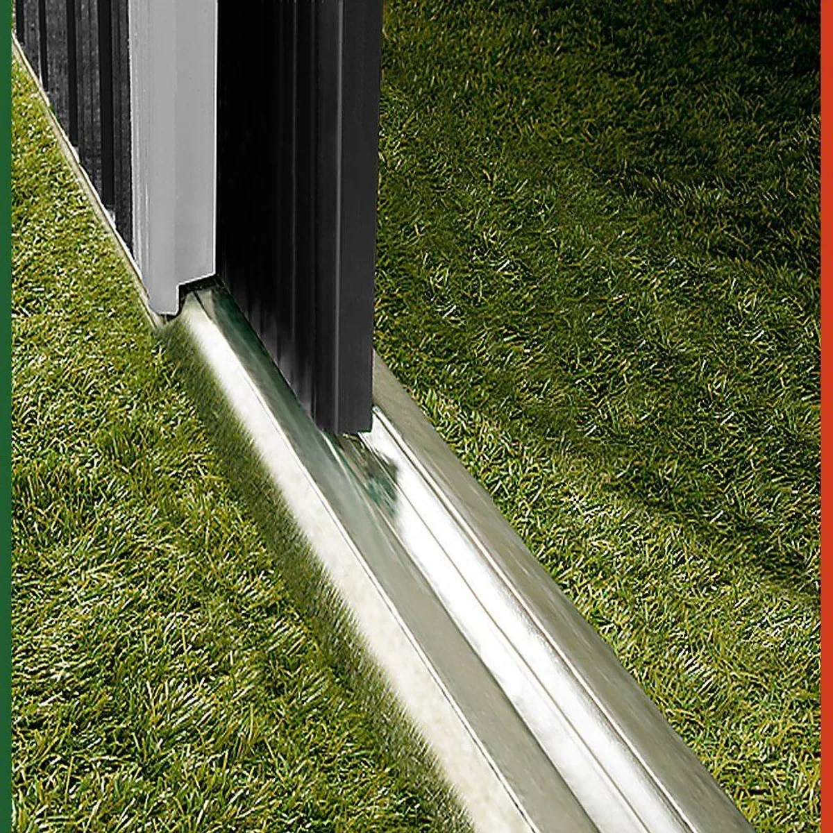 Gardebruk Gerätehaus L, 3,4m³ mit Fundament, 196x122x180cm, 2 Fenster 5