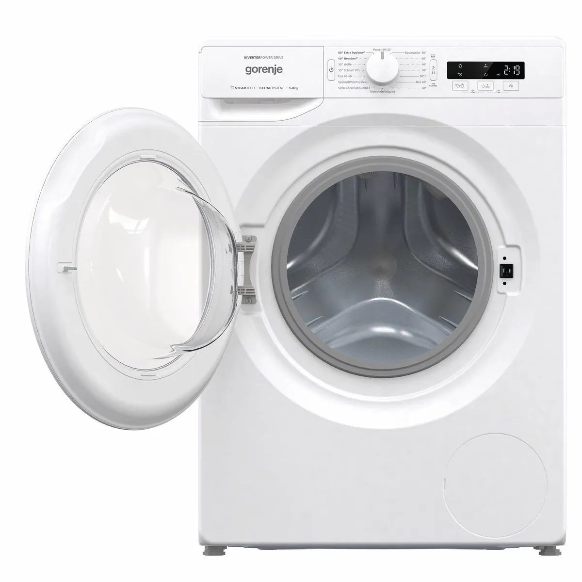 GORENJE WNPI84APS Waschmaschine, 8 kg, 1400 U/min, AquaStop, Dampffunktion, 16 Programme 4