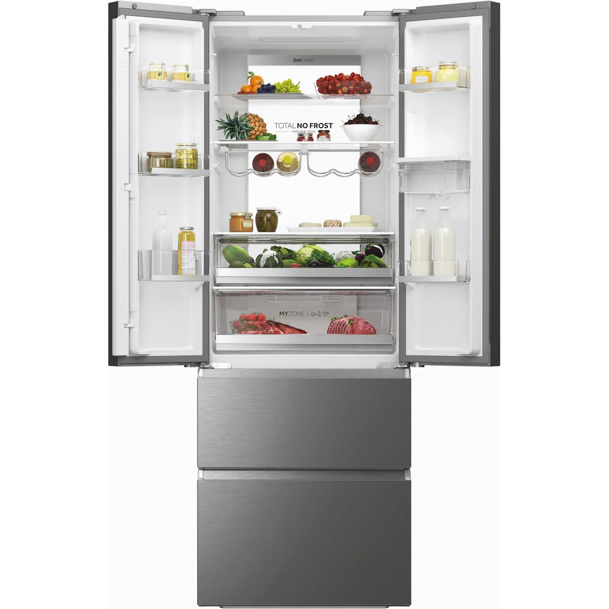 Haier HFW7720EWMP French Door Kühlschrank, 200,6 cm hoch, 70 cm breit, 337 l Kühlvolumen 4