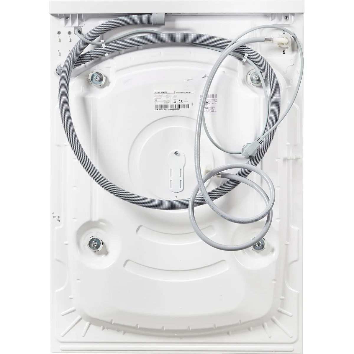 Hanseatic HWM5T110D Waschmaschine, 5 kg, 1000 U/min, Mengenautomatik, Allergieprogramm 5