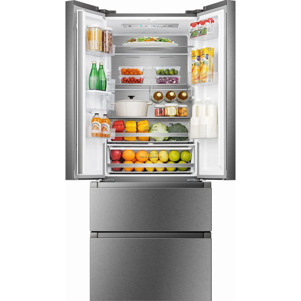 Hanseatic HFD20070EWDI French Door Kühlschrank, 200 cm hoch, NoFrost, Wasserspender 4