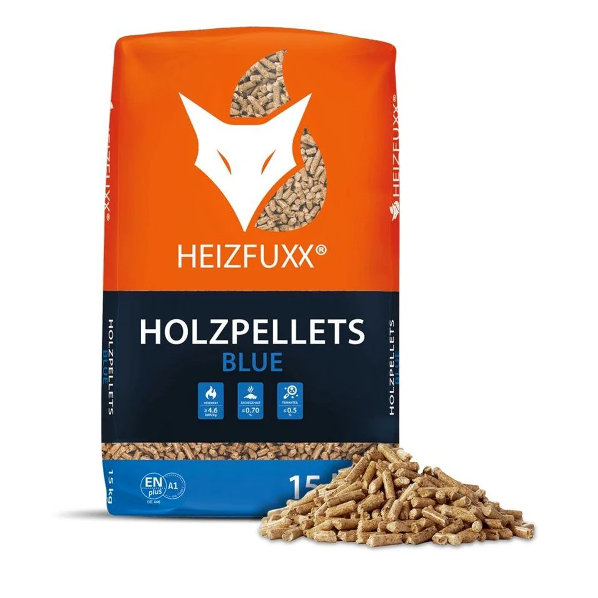 HEIZFUXX Holzpellets Blue, 300 kg, ENplus A1 zertifiziert 2