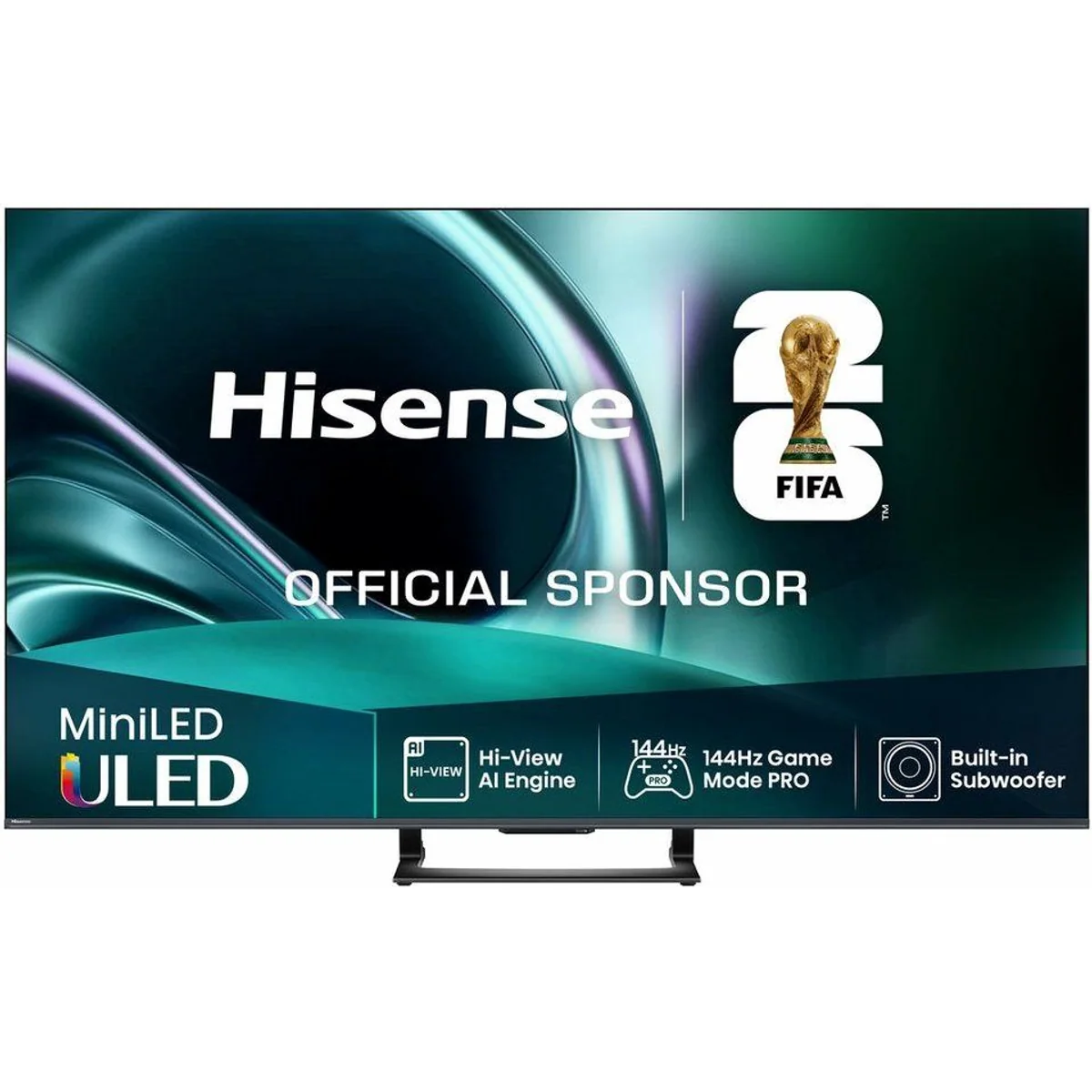 Hisense 75U7Q QLED Mini LED-Fernseher, 4K UHD, 144Hz Game Mode PRO, HDR-Unterstützung