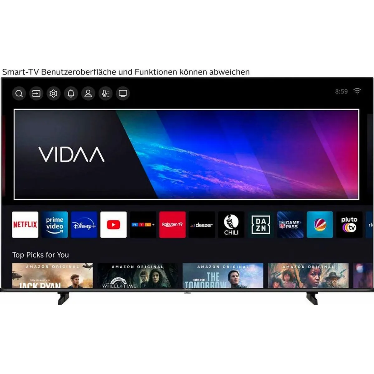 Hisense 75E77Q QLED-Fernseher, 4K Ultra HD, Quantum Dot, HDR-Unterstützung 3