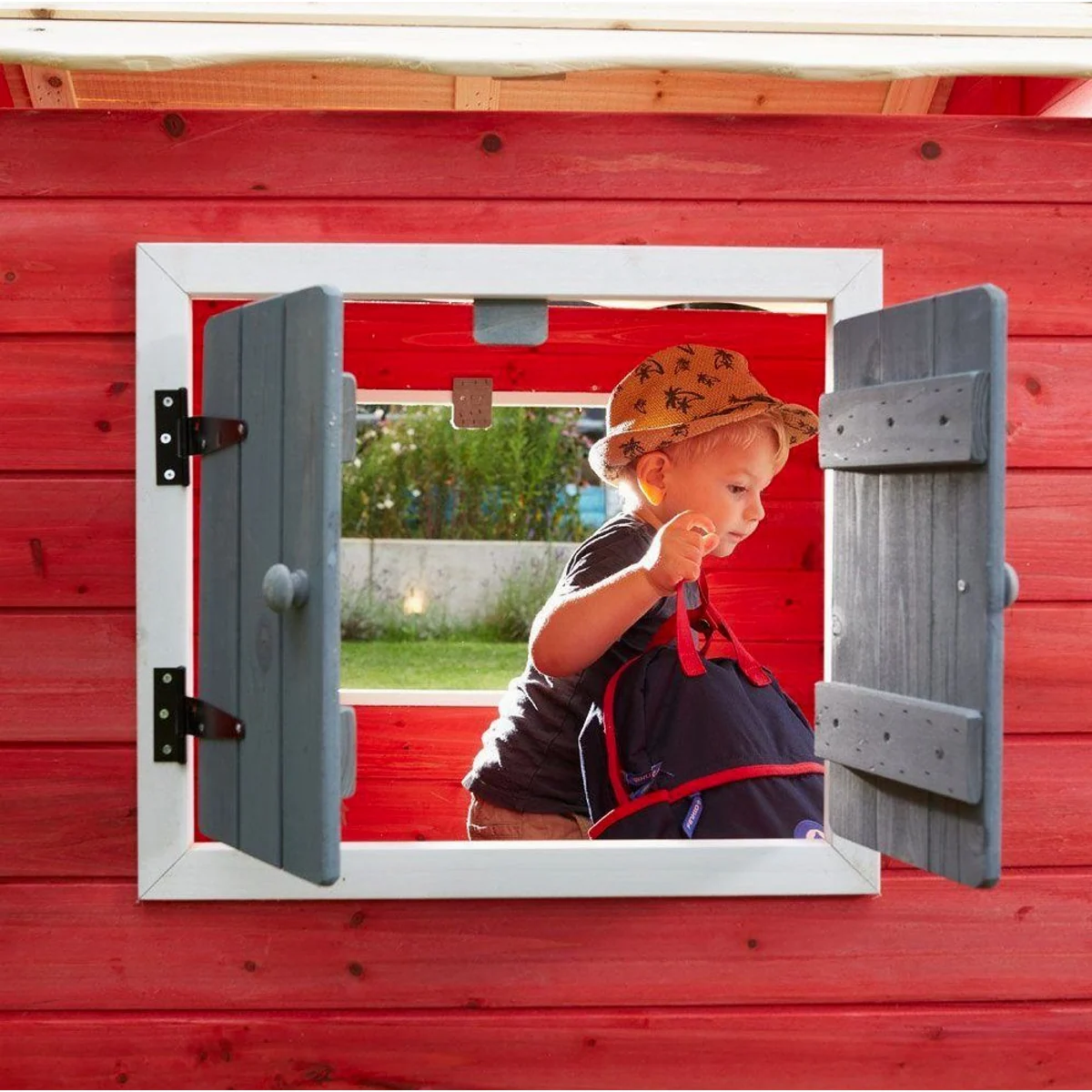 HOME DELUXE Spielhaus Das kleine Schloss, FSC-zertifiziertes Holz, stabiler Aufbau 4