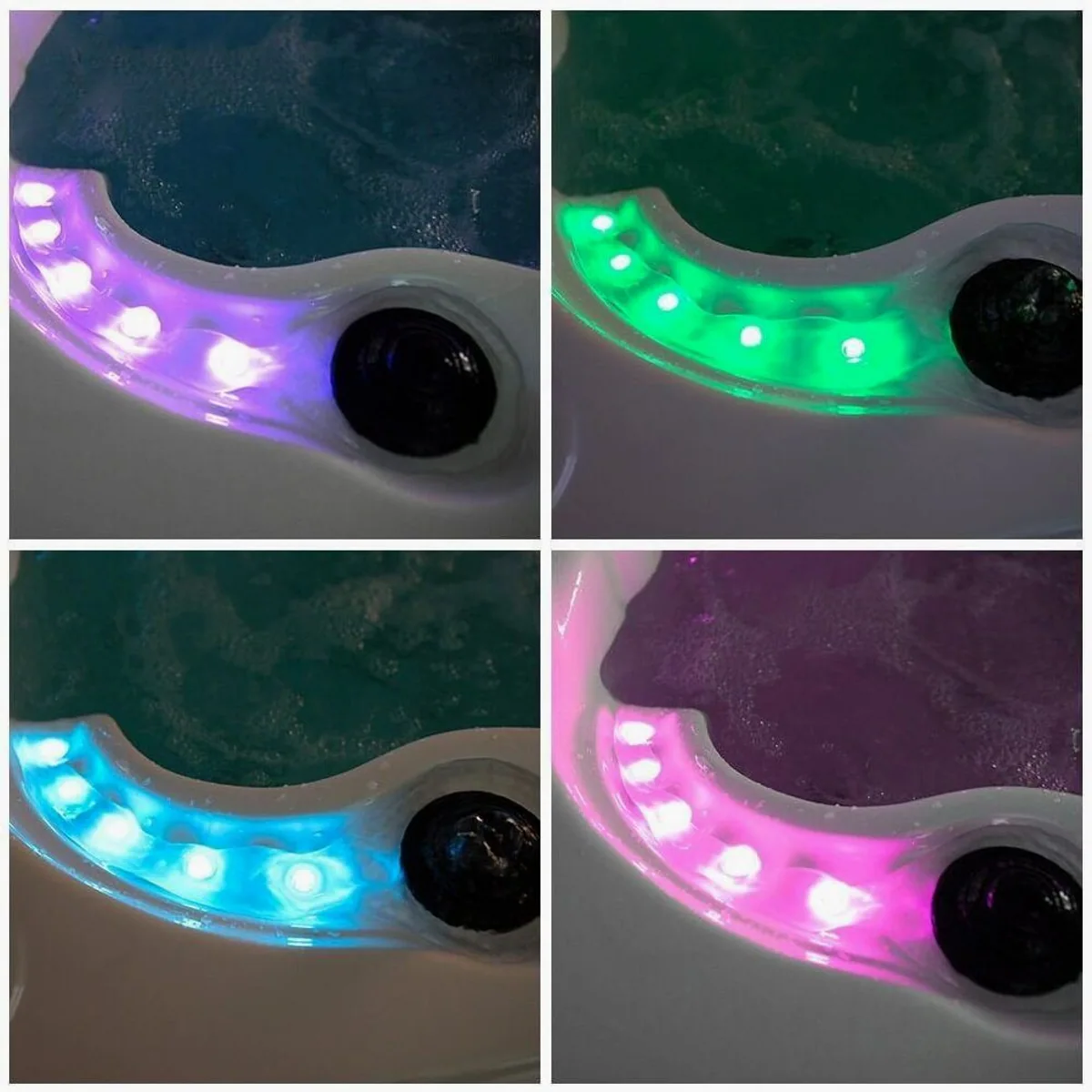 HOME DELUXE Whirlpool BEACH, 51 Düsen, Ozon-Reinigungssystem, LED-Beleuchtung 5