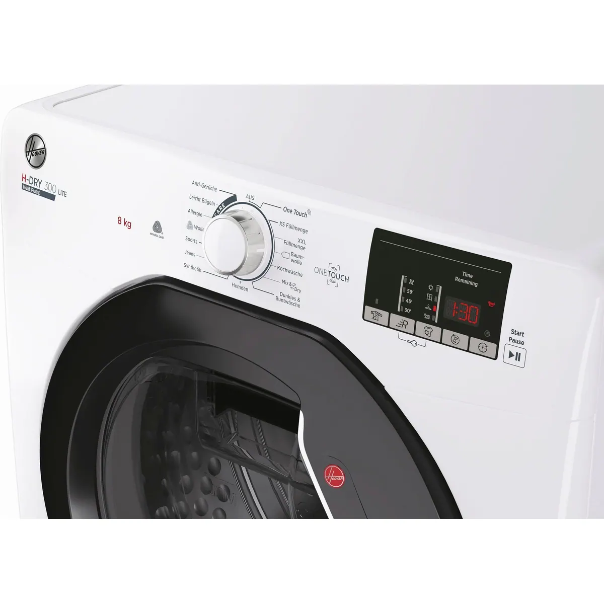 Hoover HLE H8A2DKEX-84 Wärmepumpentrockner, 8 kg, Energieeffizienzklasse A++ 3