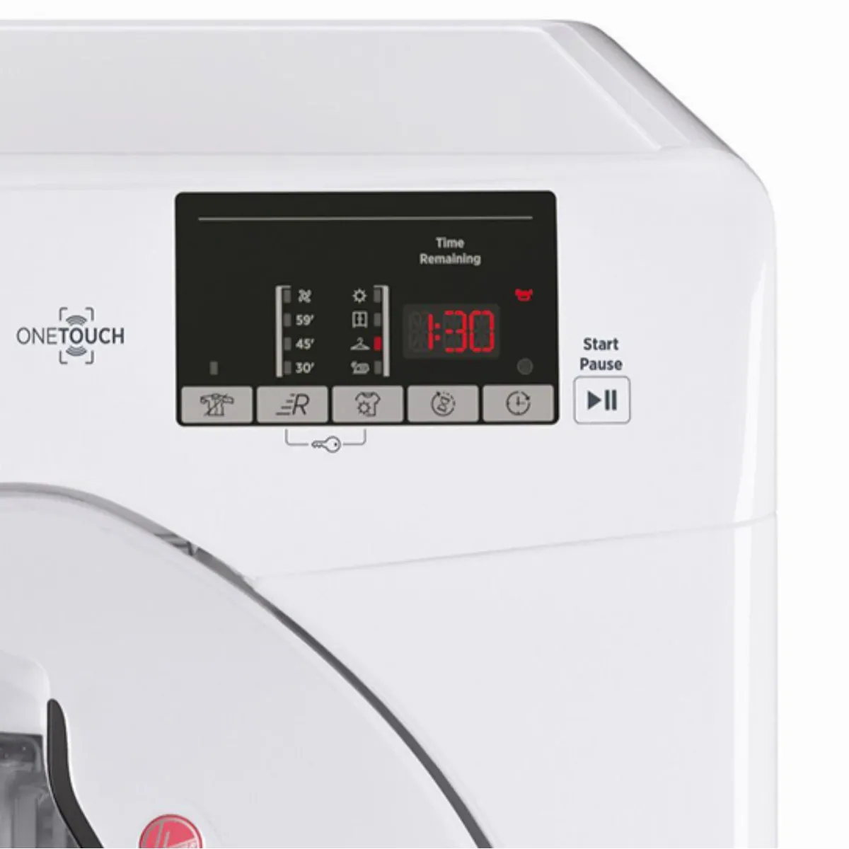 Hoover HLE C8DE-84 Kondenstrockner, 8 kg, NFC-Technologie, AquaVision-Kondenswasserbehälter 4
