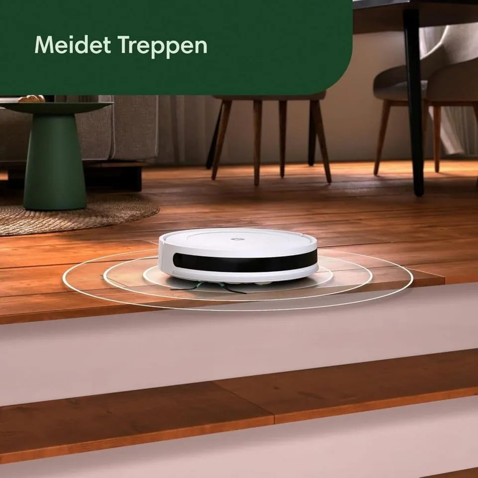 iRobot Roomba Combo Essential, Nass-Trocken-Saugroboter, App- und Sprachsteuerung, 4-Stufen-Reinigungssystem 5
