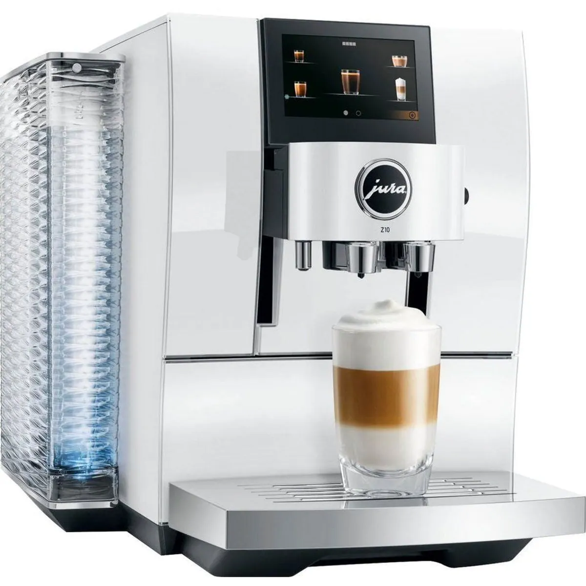 JURA Z10 Diamond White, Cold Extraction Process, hohes Drucksystem, präzise Mahlgradeinstellungen 3