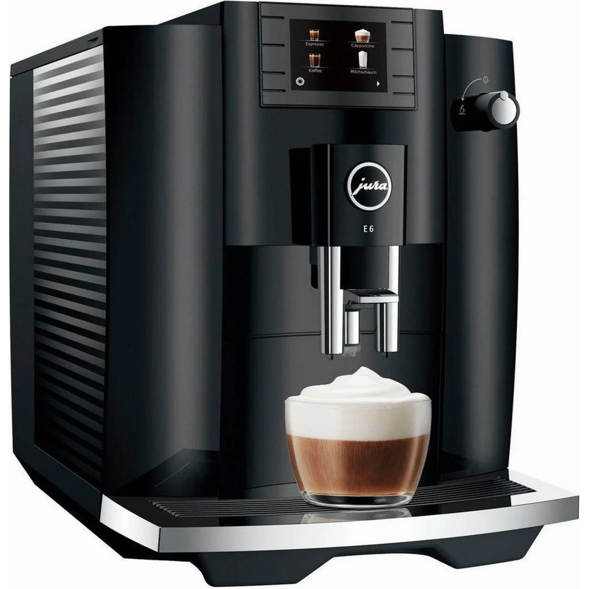 JURA E6 Kaffeevollautomat, Professional Aroma Grinder, Farbdisplay, einfache Bedienung 2