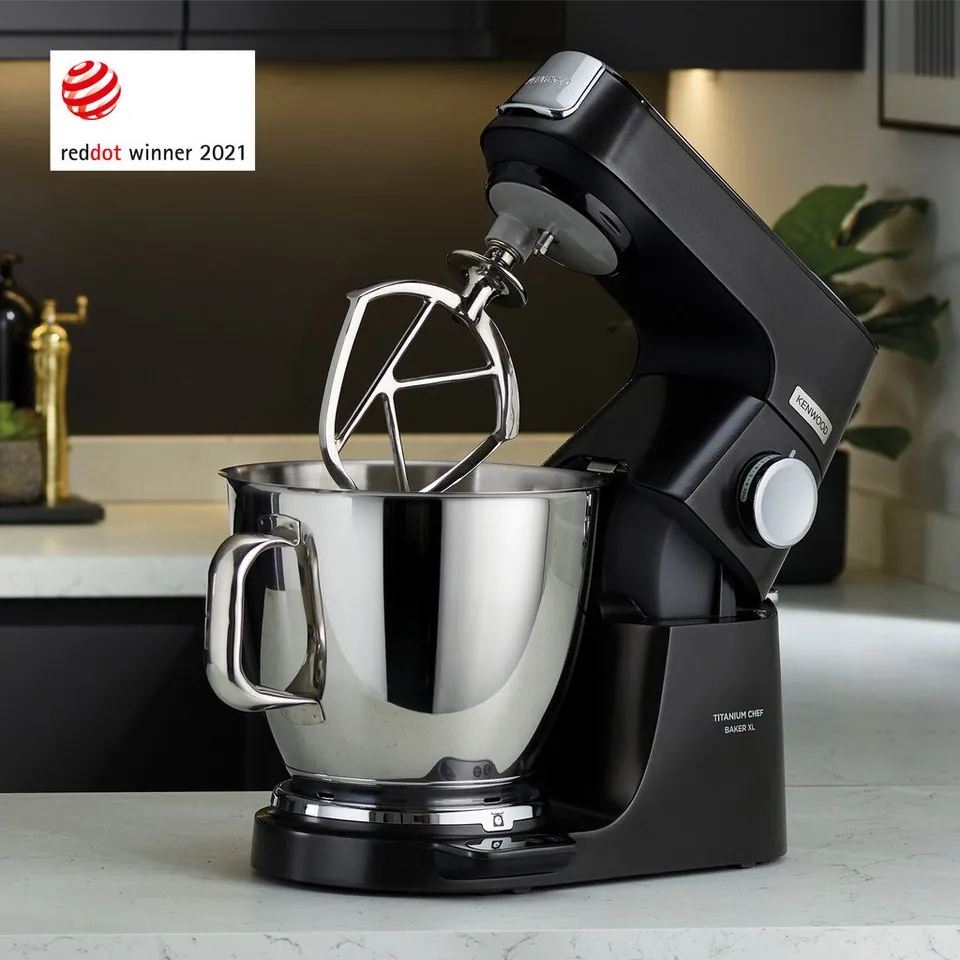 KENWOOD Titanium Chef Baker XL, leistungsstarker Motor, integrierte Waage, edles Design 4