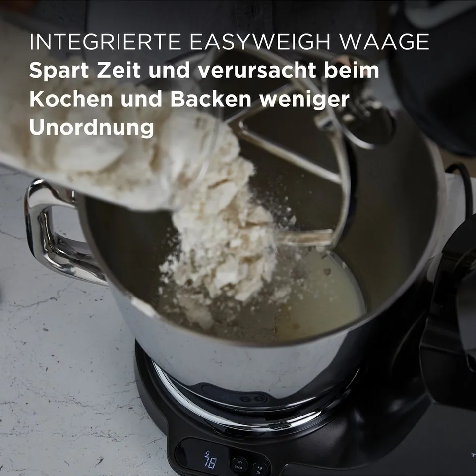 KENWOOD Titanium Chef Baker XL, leistungsstarker Motor, integrierte Waage, edles Design 5