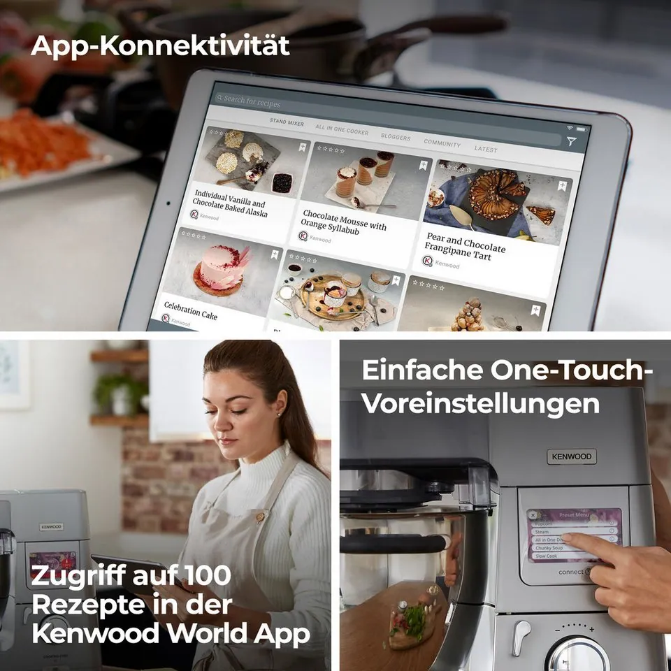 KENWOOD Cooking Chef XL KCL95.424SI, integrierte Waage, umfangreiches Zubehör 4