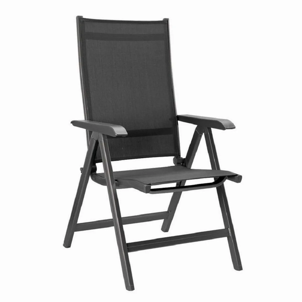 KETTLER Basic Plus Klappsessel, wetterfest, verstellbare Lehne, modernes Design