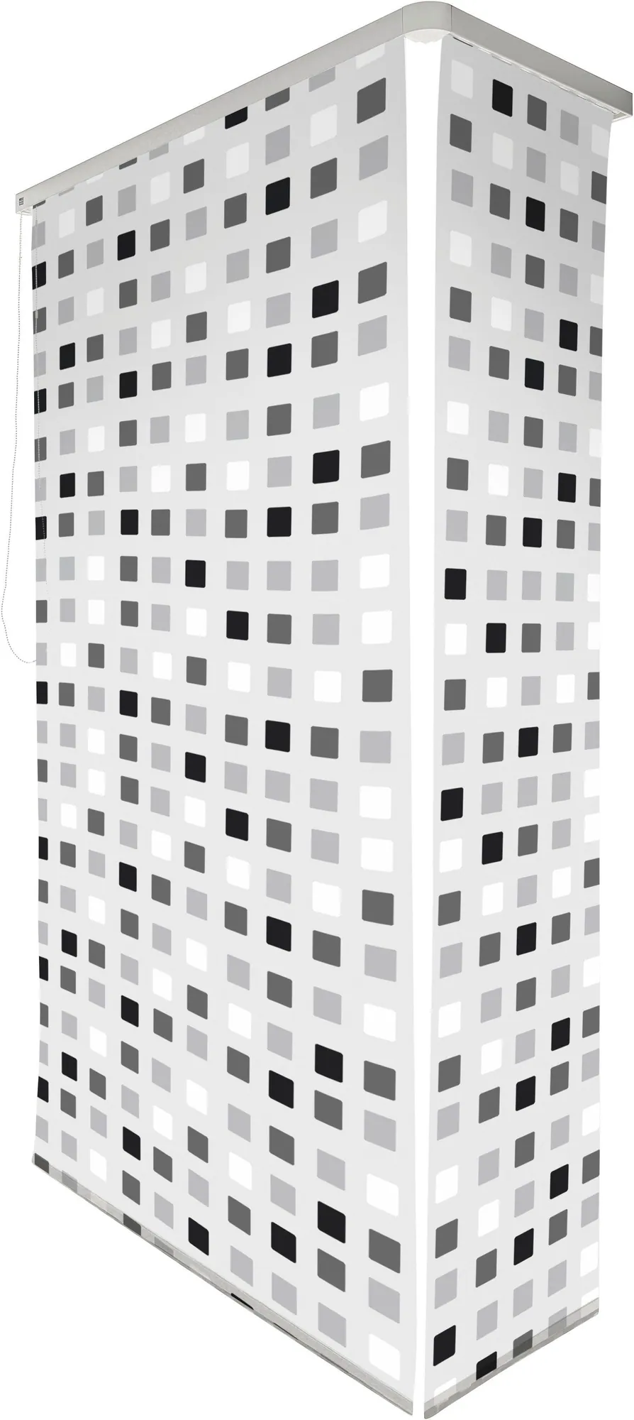 Kleine Wolke Eck-Duschrollo, ausziehbar, 134 x 240 cm