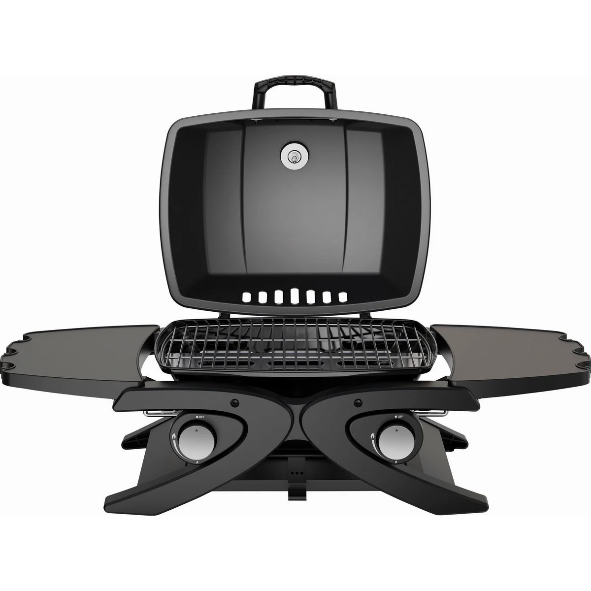 KONIFERA Gasgrill Tisch-Gasgrill, 2 Brenner à 2,1 kW, Edelstahl-Grillfläche, herausnehmbare Fettauffangschale 2