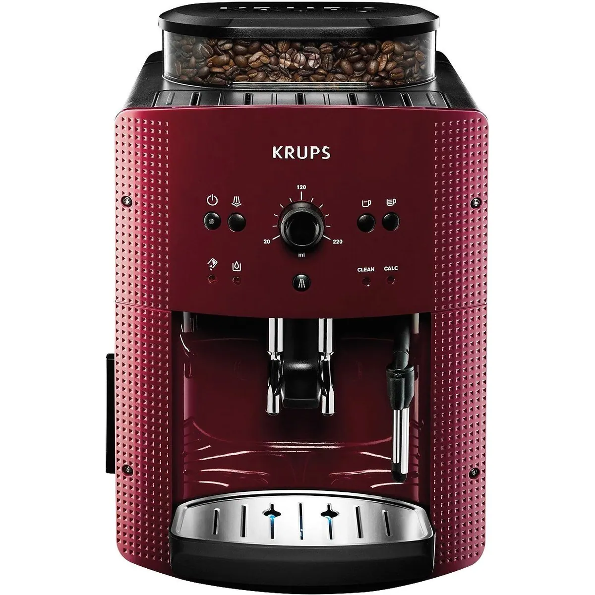 Krups EA8107 Kaffeevollautomat, 2-Tassen-Funktion, 15 bar Pumpendruck, manuelle Dampfdüse 3