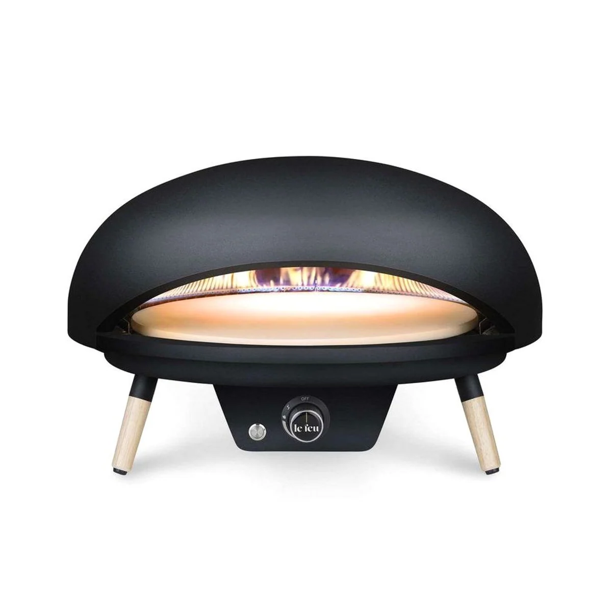 LeFeu Turtle Motion 3.1 Gas-Pizzaofen, 18-Zoll-Drehstein, batteriebetrieben, schnelles Backen