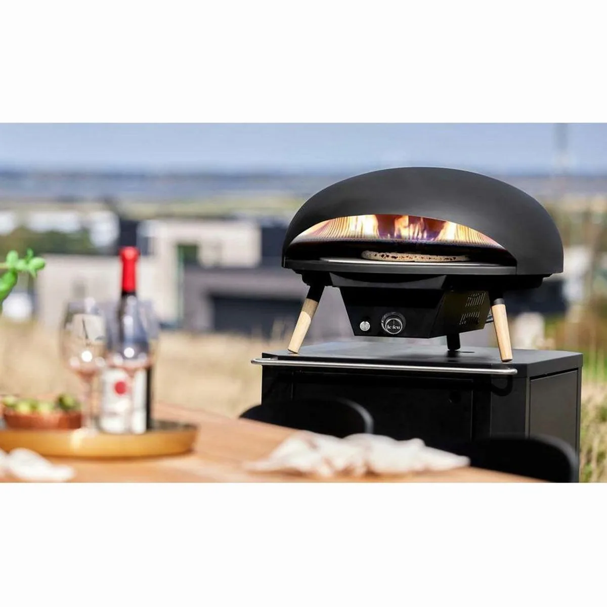 LeFeu Turtle Motion 3.1 Gas-Pizzaofen, 18-Zoll-Drehstein, batteriebetrieben, schnelles Backen 2