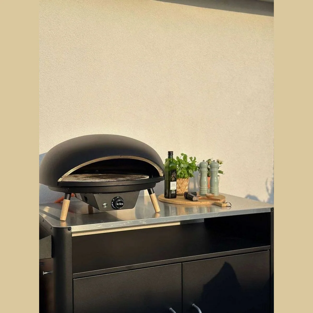 LeFeu Turtle Motion 3.1 Gas-Pizzaofen, 18-Zoll-Drehstein, batteriebetrieben, schnelles Backen 4