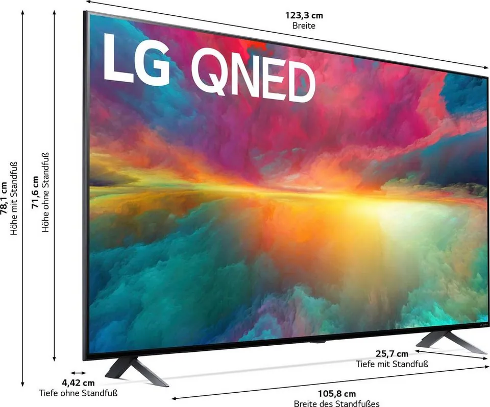 LG 55QNED756RA QNED-Fernseher, Quantum Dot NanoCell, AI 4K Prozessor, HDR10, HDMI 2.0 2