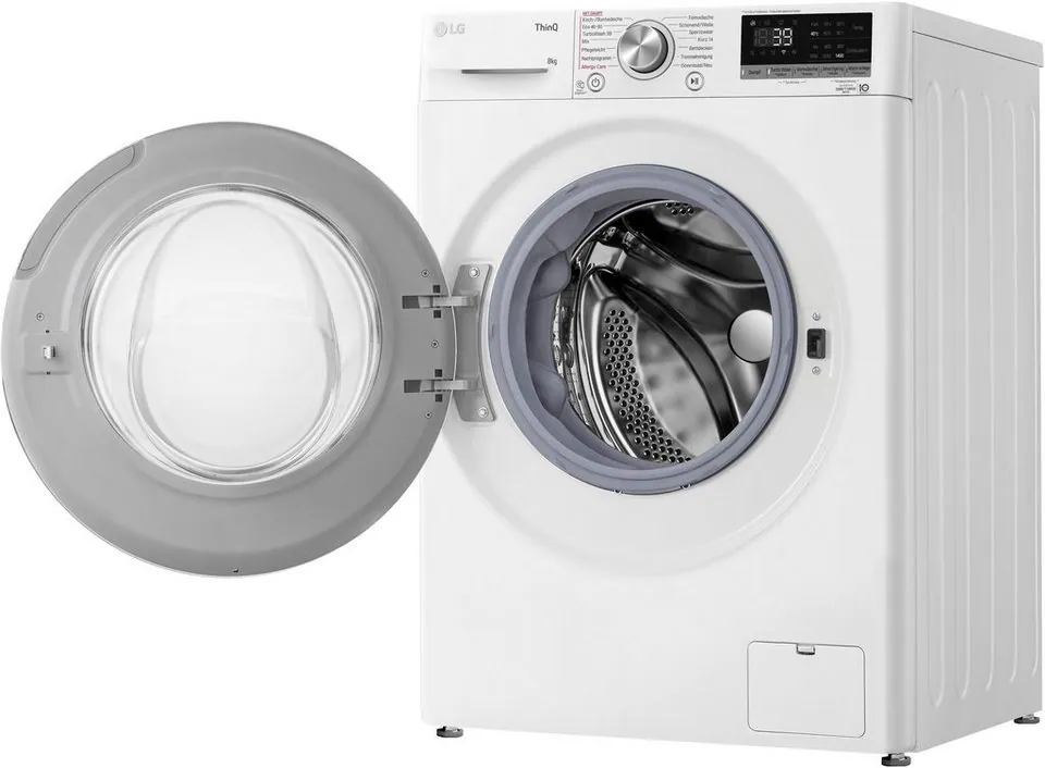 LG F4WV708P1E Waschmaschine, Energieeffizienz A, TurboWash Technologie 5