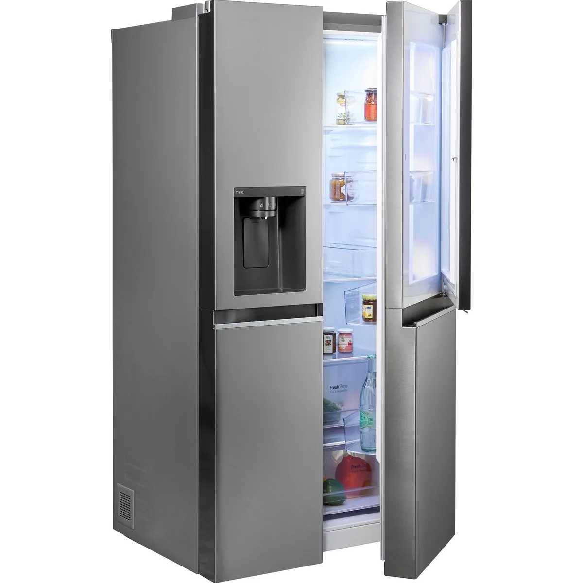 LG GSJV51PZTE Side-by-Side Kühlschrank, 416 l Kühlvolumen, 219 l Gefriervolumen 3