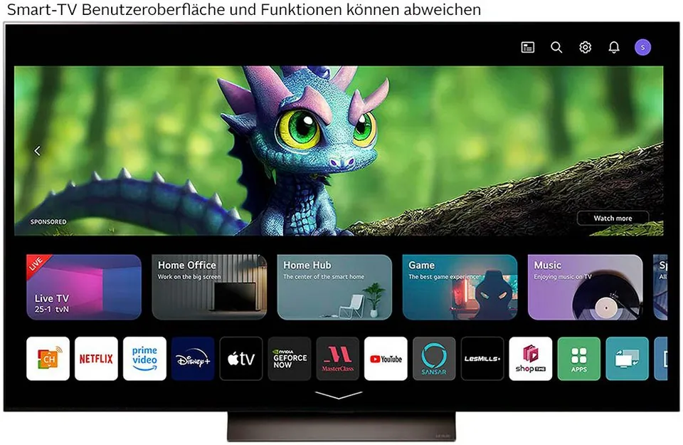 LG OLED55C47LA OLED-Fernseher, 55 Zoll, 4K Ultra HD, Smart-TV-Funktionen 2