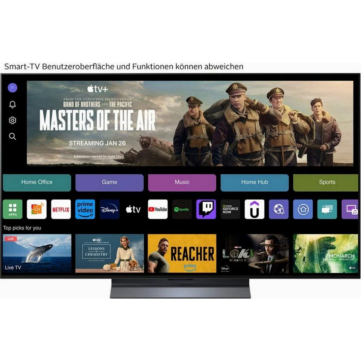 LG OLED55C5ELB OLED-Fernseher, 55 Zoll, 4K Ultra HD, AI-Prozessor 2