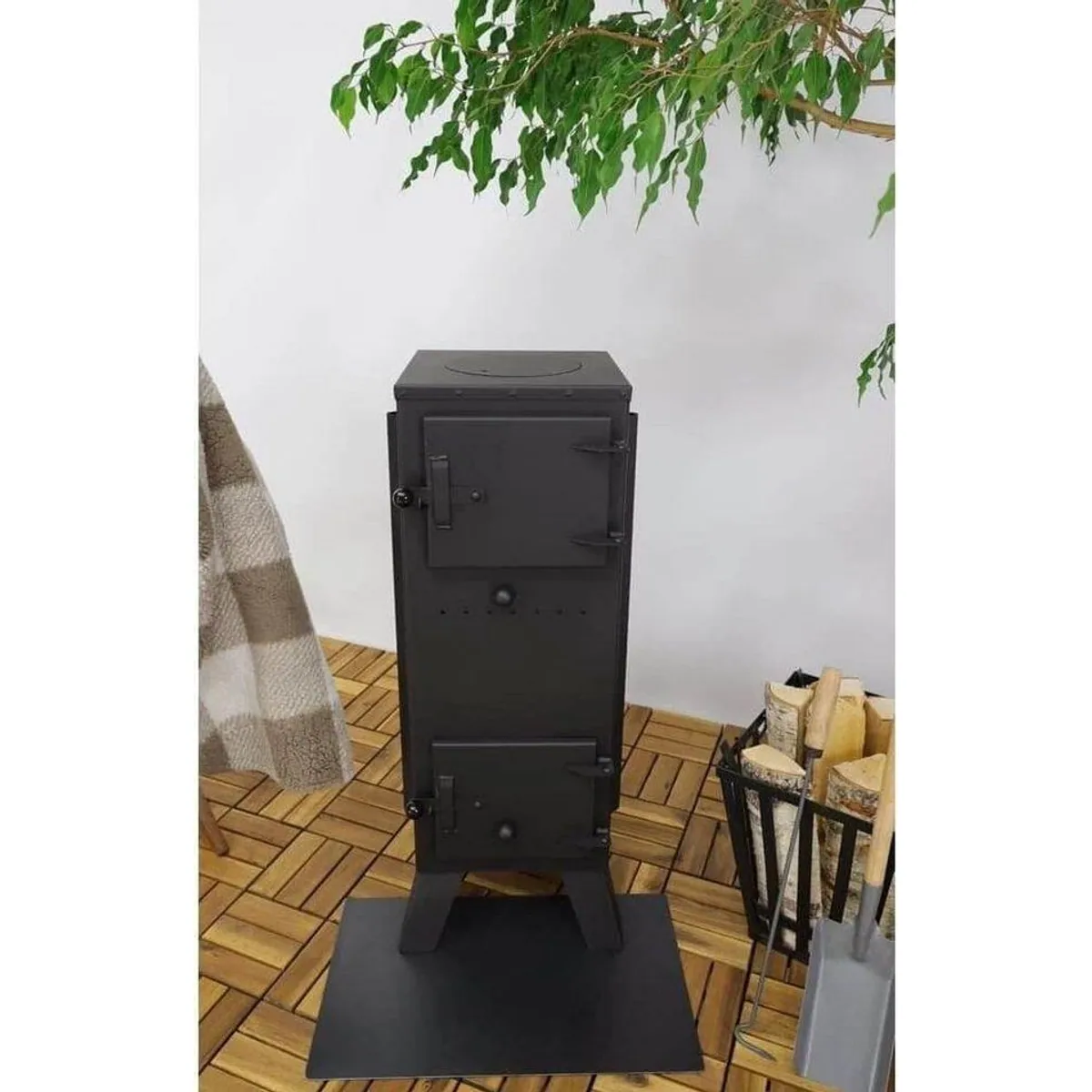 Magnus GT7PR Kaminofen, 7,5 kW, Schamottstein, legierter Stahl