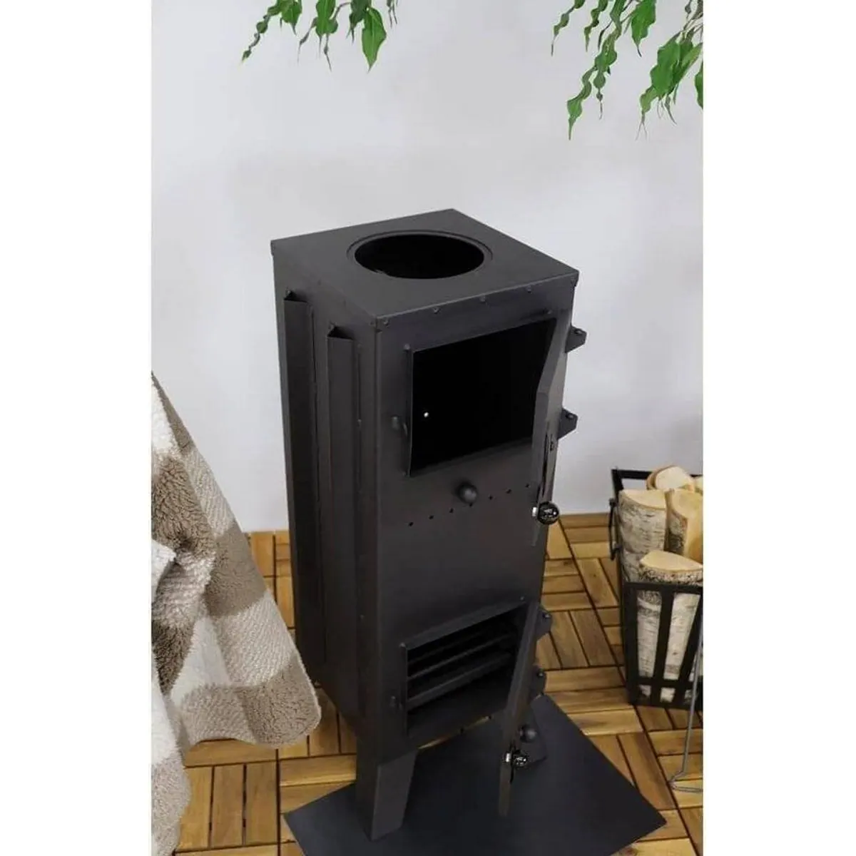 Magnus GT7PR Kaminofen, 7,5 kW, Schamottstein, legierter Stahl 3