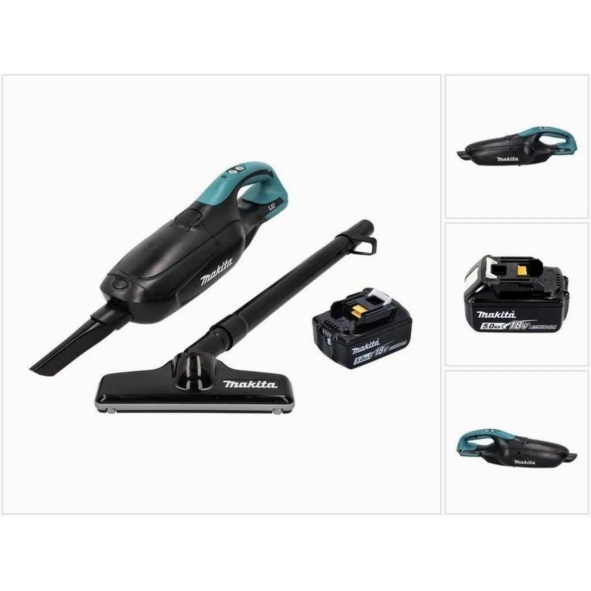 Makita DCL 182 Akku-Handstaubsauger, 18 V, 5,0 Ah Akku, hohe Saugkraft Dieses Produkt der Marke Makita wird von uns als unabhängigem Händler