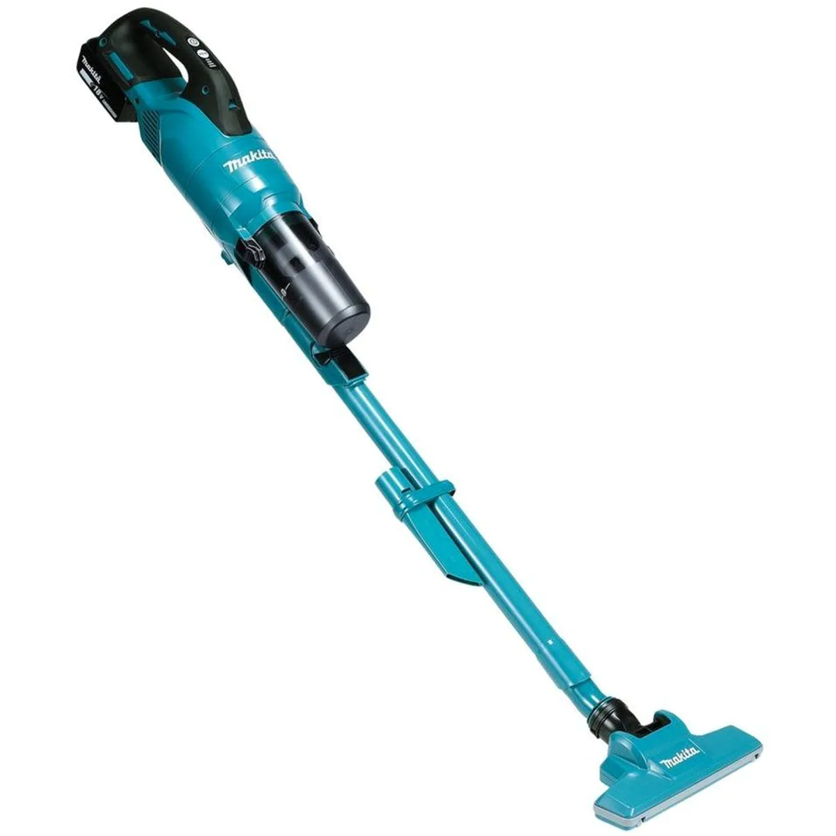 Makita DCL286FZ Stielstaubsauger, 100 W, 180 mbar Saugkraft, beutellos Dieses Produkt der Marke Makita wird von uns als unabhängigem Händler
