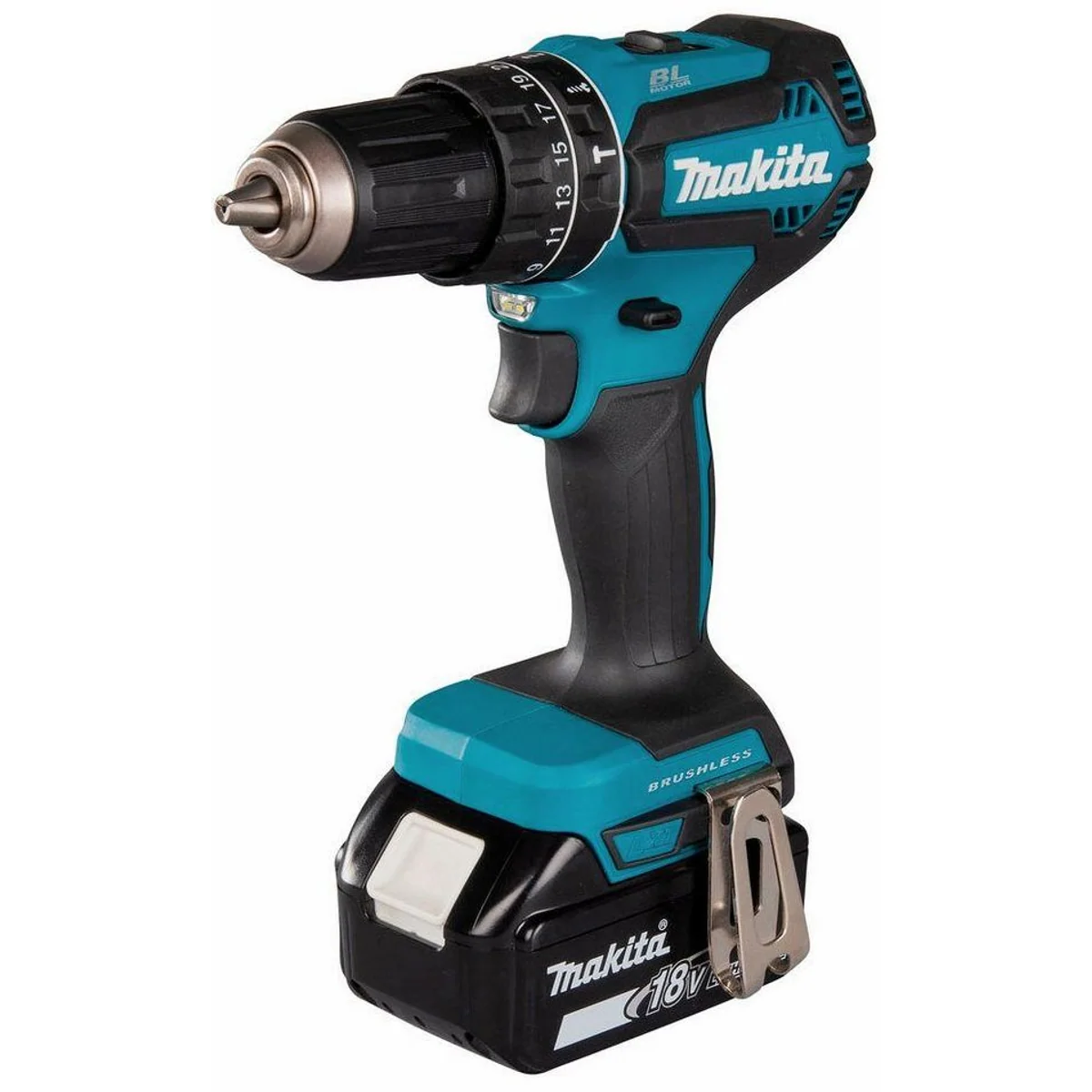 Makita DHP485RTJ Akku-Schlagbohrschrauber, 1900 U/min, 2 x 18 V/5 Ah Akkus Dieses Produkt der Marke Makita wird von uns als unabhängigem Händler 3