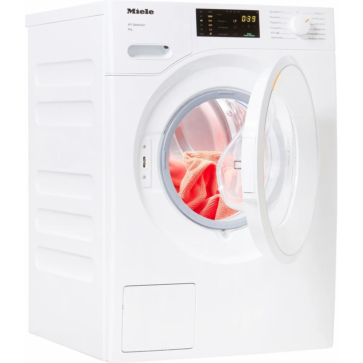 Miele WSD123 WCS 8kg, 1400 U/min, Mengenautomatik 2