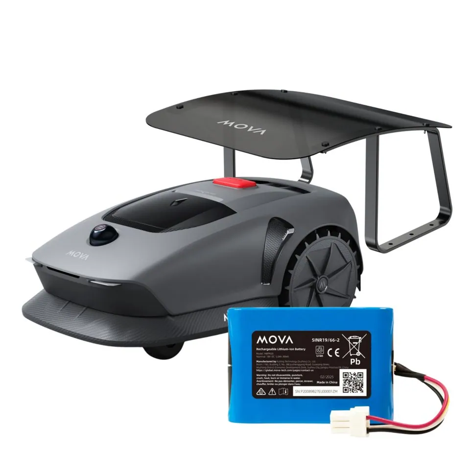 Mova 600 Kit Rasenmähroboter, präzise Mähstrategie, 5Ah Zusatz-Akku 4