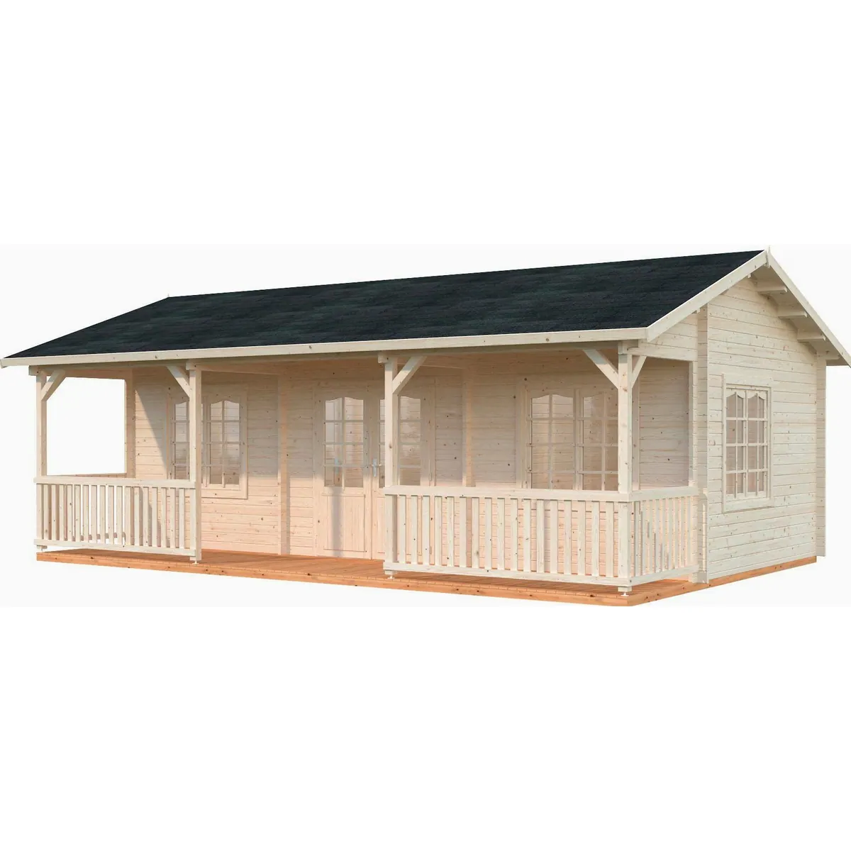 Palmako Sandra Gartenhaus, 791x370 cm, 44 mm Blockbohlen 3