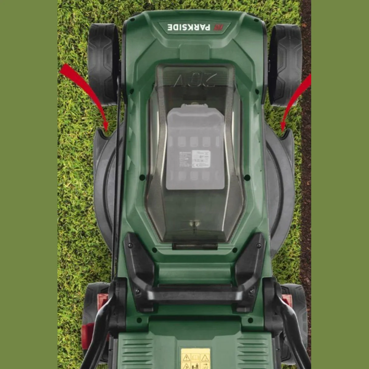 Parkside PRMA 20-Li A1 Akkurasenmäher, 33 cm Schnittbreite, 5-fach höhenverstellbar 5