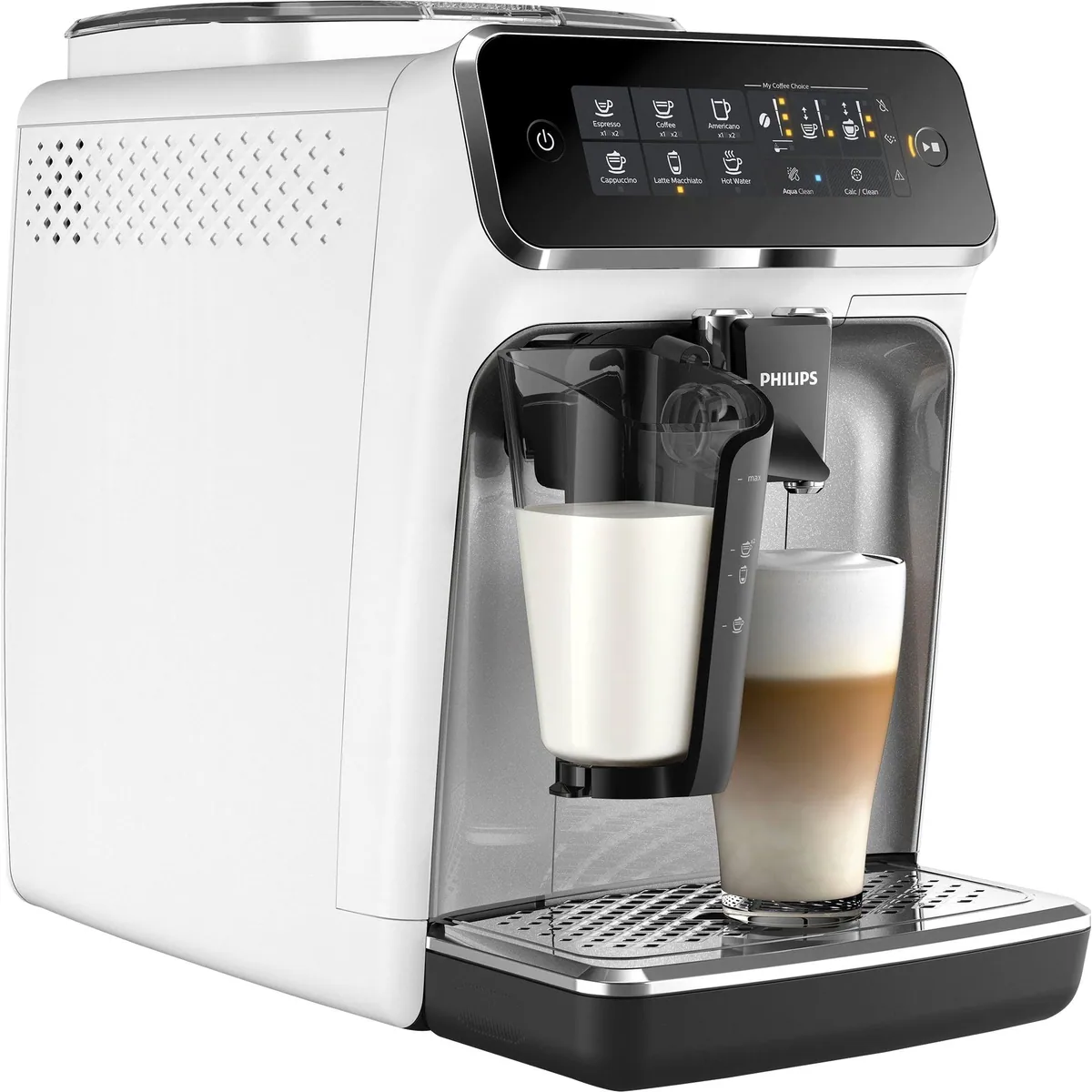 Philips EP3243/70 Kaffeevollautomat, 1500 W, 1,8 l Wassertank, LatteGo Milchsystem 2
