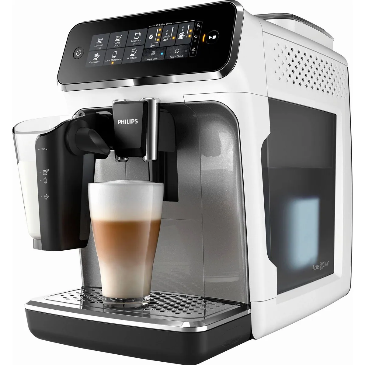 Philips EP3243/70 Kaffeevollautomat, 1500 W, 1,8 l Wassertank, LatteGo Milchsystem 3