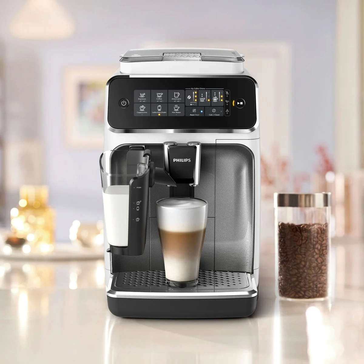 Philips EP3243/70 Kaffeevollautomat, 1500 W, 1,8 l Wassertank, LatteGo Milchsystem 5