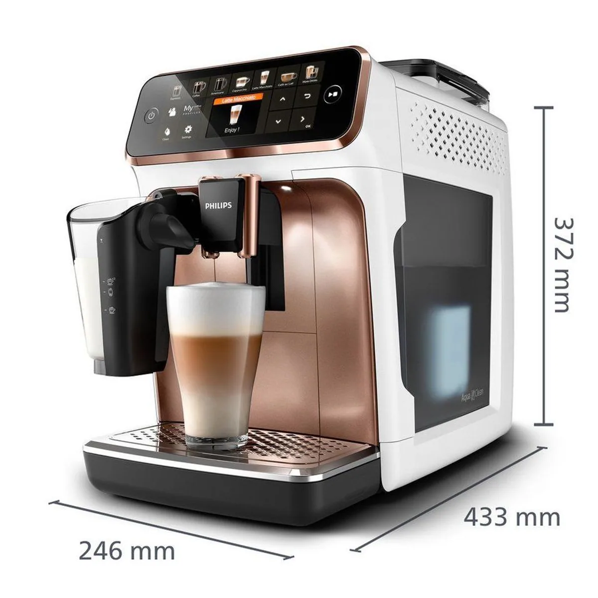 Philips 5400 Series EP5443/70 Kaffeevollautomat, 12 Kaffeespezialitäten, 4 Benutzerprofile 4