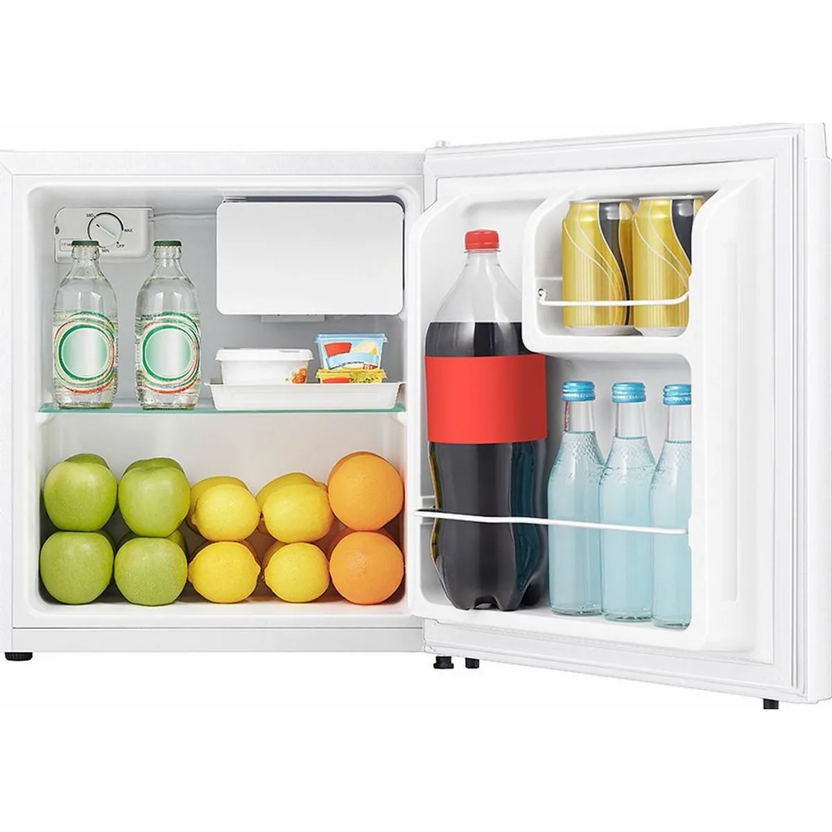 PKM KS 45 E Mini Kühlschrank, 45 Liter, 39 dB Geräuschpegel, regelbares Thermostat