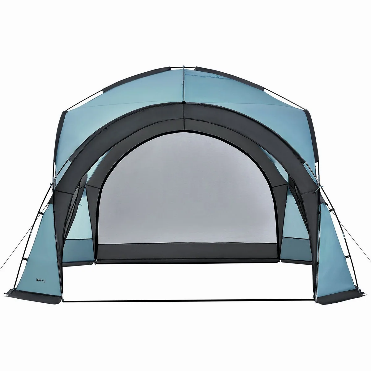 pro.tec Grästorp LED Pavillon, 3,45 x 3,45 x 2,47 m, Solarbetrieben, Wasserfest 5