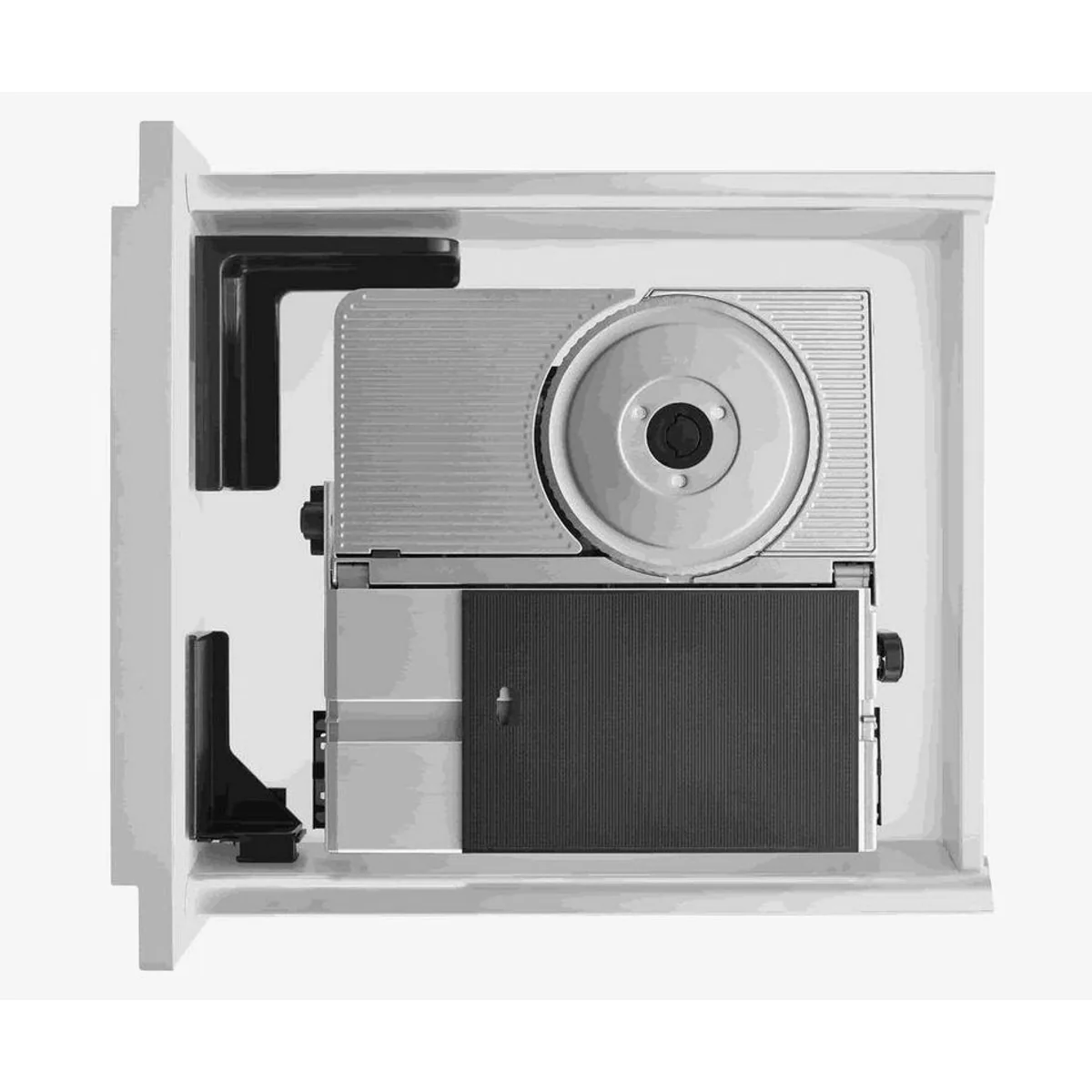 ritter Einbau-Allesschneider AES 72 SR, Vollmetall, 17 cm Wellenschliffmesser, 2-Finger-Einschaltsystem 4