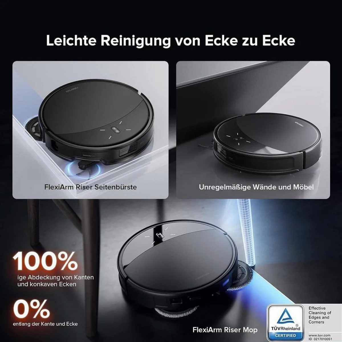 Roborock Saros 10R Saugroboter, 22000 Pa Saugleistung, Wischfunktion, ultra-slim 7,98 cm 5