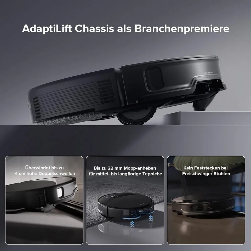 Roborock Saros 10R Saugroboter, 22000 Pa Saugleistung, Wischfunktion, Ultra-Slim Design 4